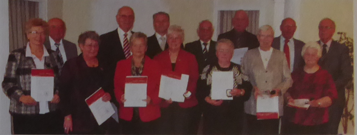 Ehrung Mitglieder 160 Jahr 2011