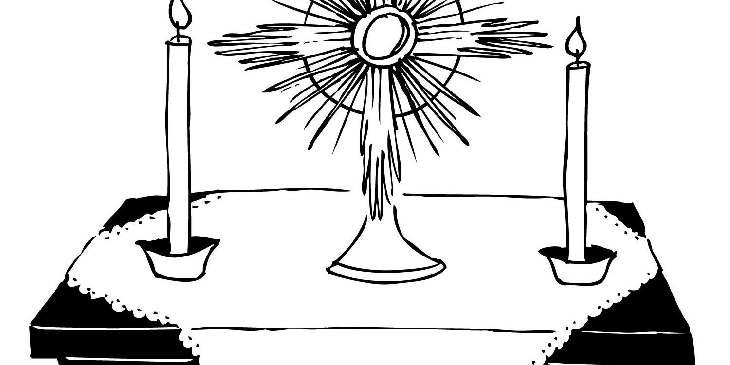 Altar bei einer Prozession