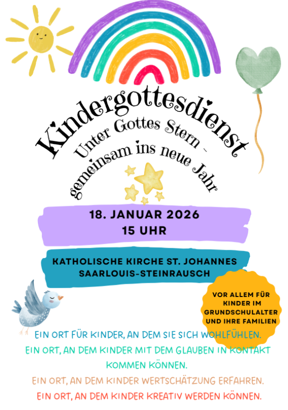 Kindergottesdienst Januar 2026