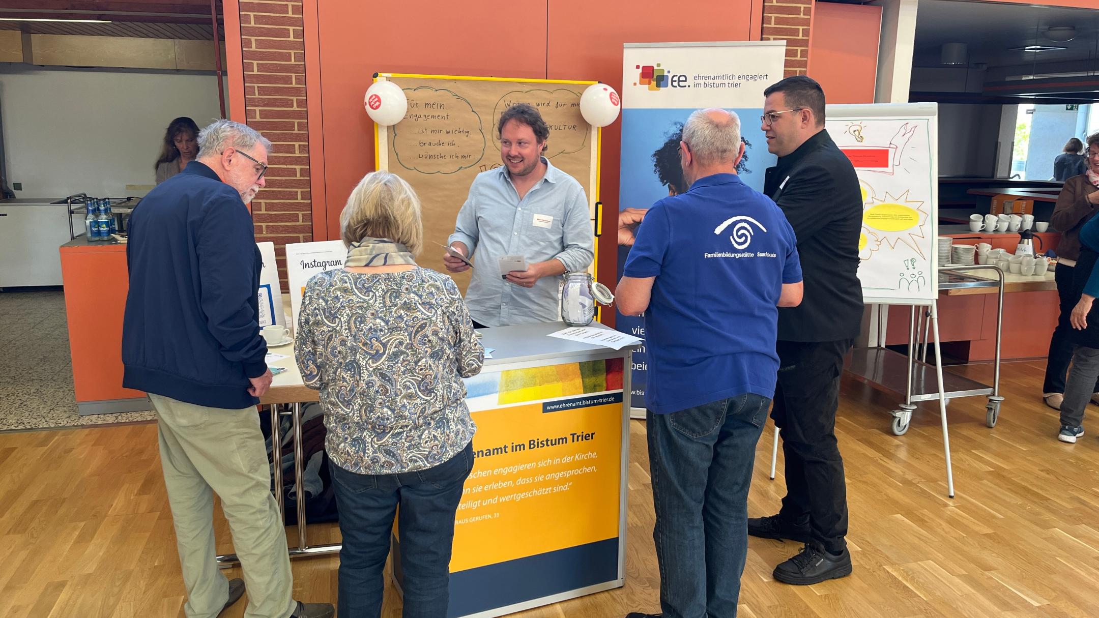 Engagemententwickler Maximilian Schmitt stellte seine Arbeit vor.